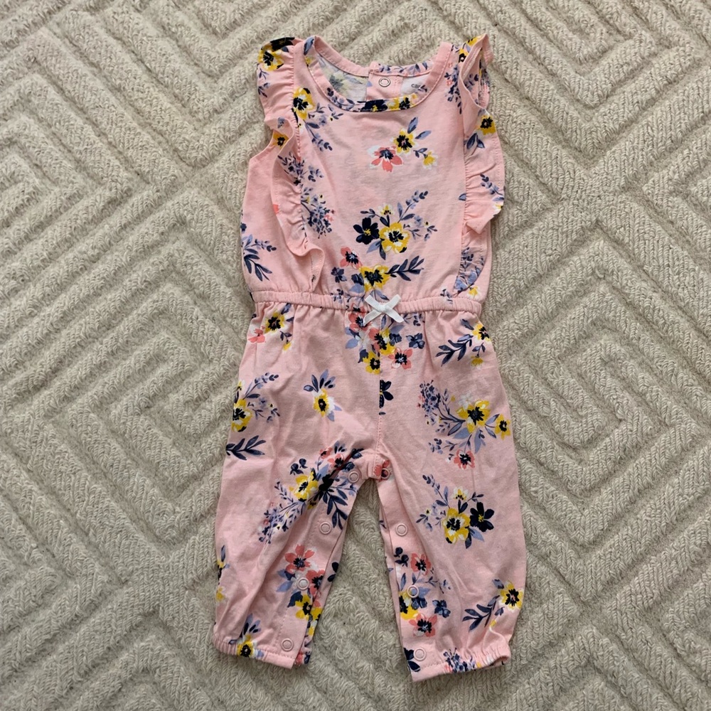 Toddler girls floral romper